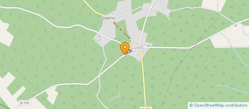 localisation de l'entreprise CTRE ANIMATION RESIDENCE EPANOUISSEMENT  GUILLOS