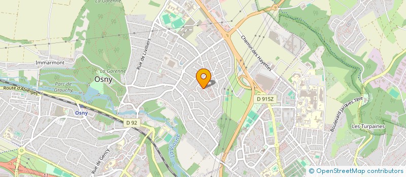 localisation de l'entreprise CTRE APPLI PROGRAMMAT NEURO-LINGUISTIQUE à OSNY