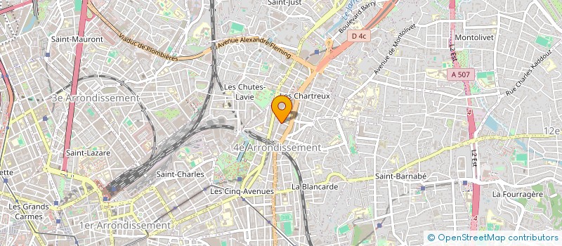 localisation de l'entreprise CTRE APPLIC RECHERC TECHN PSYCHO RELATIO à MARSEILLE