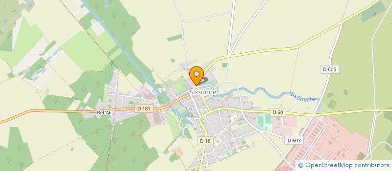 localisation de l'entreprise CTRE APPLICAT TECHNIQ POUR EQUILIB VITAL à SISSONNE