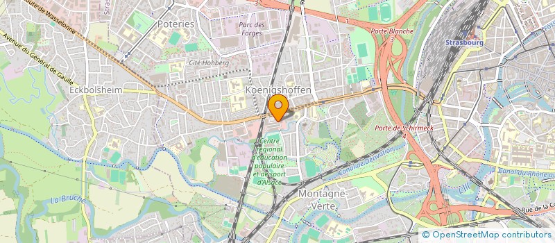 localisation de l'entreprise CTRE ARTIST PROMO ECHANGES à STRASBOURG