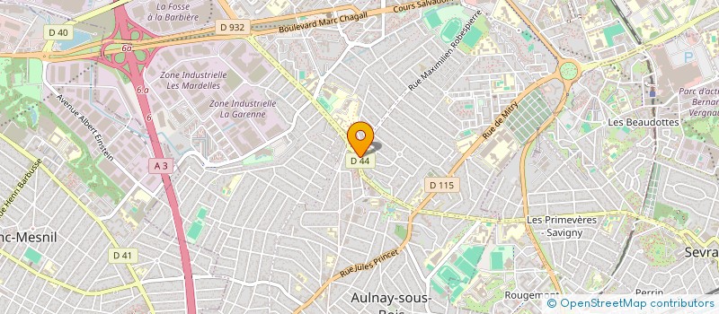 localisation de l'entreprise CTRE ARTS MARTIAUX CHINOIS LE ROSEAU... à AULNAY-SOUS-BOIS