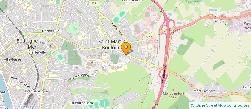 localisation de l'entreprise CTRE ASSIST MEDICALE PROCREAT LITTORAL à SAINT-MARTIN-BOULOGNE