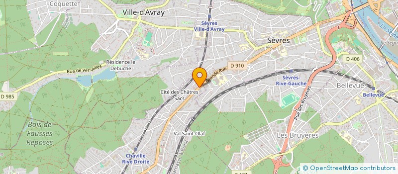 localisation de l'entreprise CTRE ASSISTANCE PROF ENTR CAP ENTREPRISE à CHAVILLE