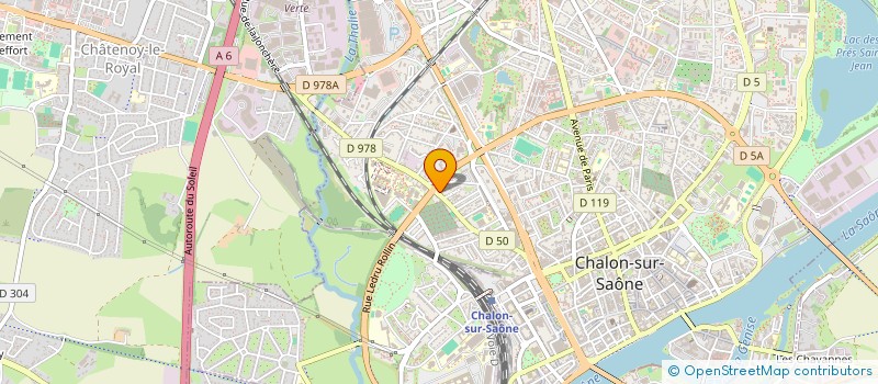 localisation de l'entreprise CTRE ASSURANCES ET PLACEMENTS EUROPEEN à CHALON-SUR-SAONE