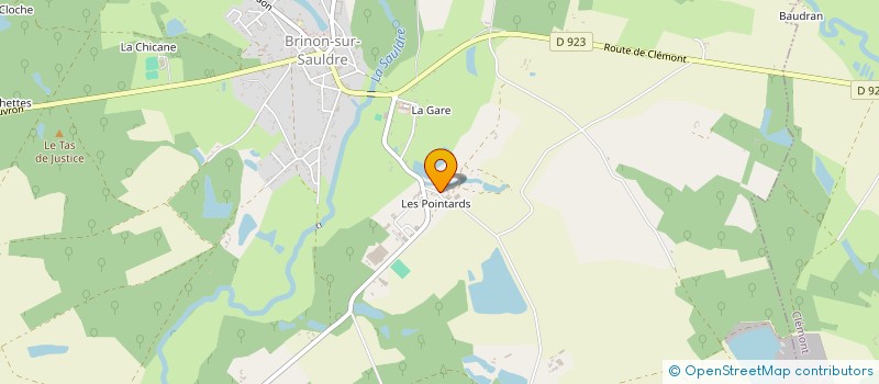 localisation de l'entreprise CTRE AUTOMATISME RECHERCHES ELECTRONIQUE à BRINON-SUR-SAULDRE