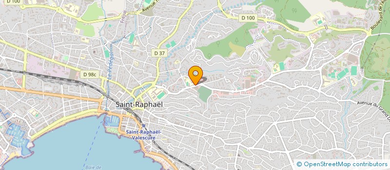 localisation de l'entreprise CTRE BIEN ETRE PSYCHO CORPOR APPLIQUEE à SAINT-RAPHAEL
