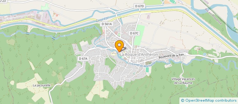 localisation de l'entreprise CTRE CITE UNIE PROMO INTER INNO BECH APP à LA ROQUE-D'ANTHERON