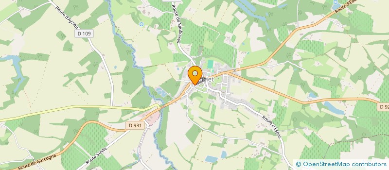 localisation de l'entreprise CTRE COM ACT.SOC.STE CHRISTIE D'ARMAGNAC  SAINTE CHRISTIE D'ARMAGNAC