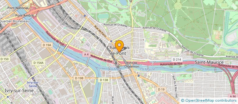 localisation de l'entreprise CTRE COM ACTIO SOCIALE CHARENTON LE PONT à CHARENTON-LE-PONT