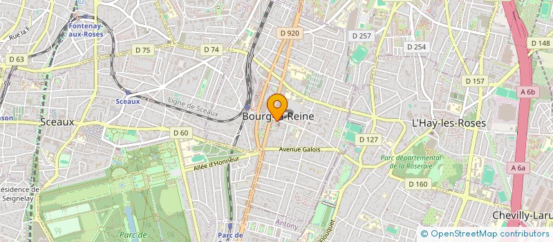 localisation de l'entreprise CTRE COM ACTION SOCIA DE BOURG LA REINE à BOURG-LA-REINE