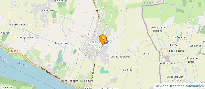 localisation de l'entreprise CTRE COM ACTION SOCIA VARENNES SUR LOIRE  VARENNES-SUR-LOIRE