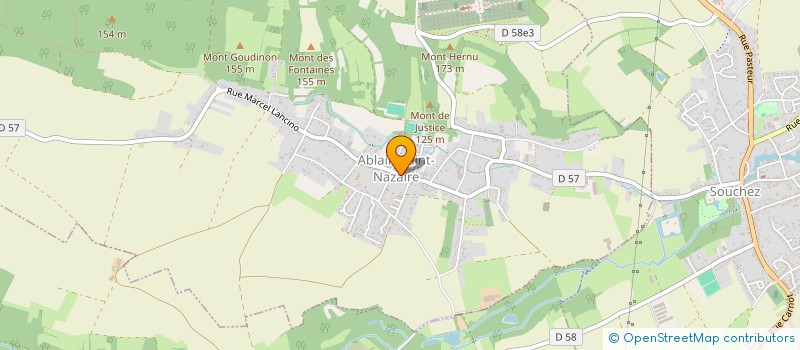 localisation de l'entreprise CTRE COM ACTION SOCIAL ABLAIN ST NAZAIRE à ABLAIN-SAINT-NAZAIRE