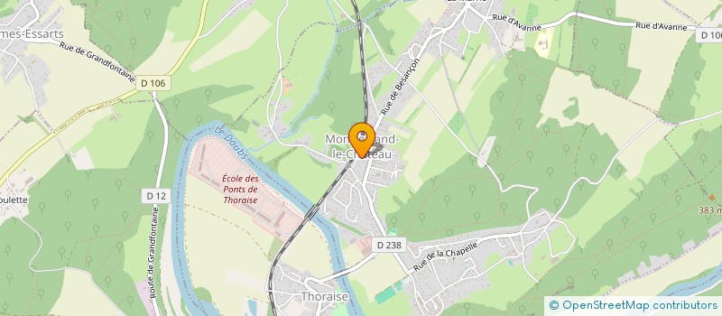 localisation de l'entreprise CTRE COM ACTION SOCIAL GRANDFONTAINE  GRANDFONTAINE