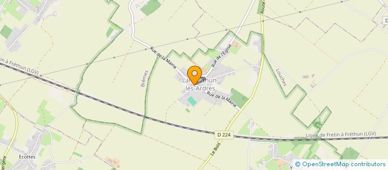 localisation de l'entreprise CTRE COM ACTION SOCIAL LANDRETHUN-ARDRES  LANDRETHUN-LES-ARDRES