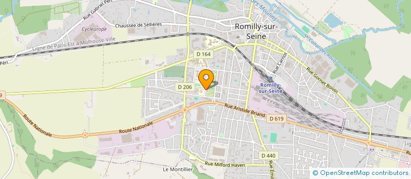 localisation de l'entreprise CTRE COM ACTION SOCIAL ROMILLY-SUR-SEINE à ROMILLY-SUR-SEINE
