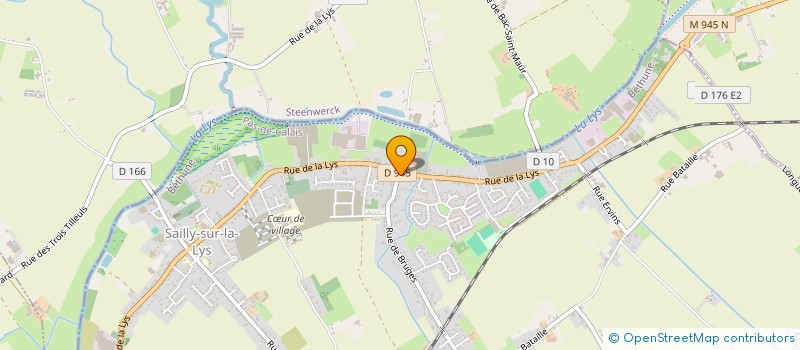 localisation de l'entreprise CTRE COM ACTION SOCIAL SAILLY SUR LA LYS  SAILLY-SUR-LA-LYS