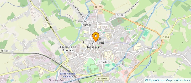 localisation de l'entreprise CTRE COM ACTION SOCIAL ST AMAND LES EAUX  SAINT-AMAND-LES-EAUX
