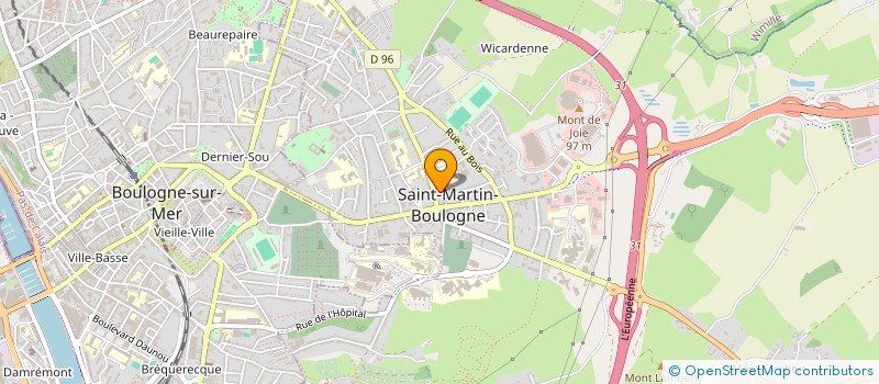 localisation de l'entreprise CTRE COM ACTION SOCIAL ST MARTIN BOULOGN  SAINT-MARTIN-BOULOGNE