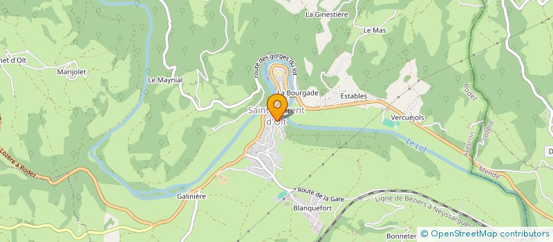 localisation de l'entreprise CTRE COM ACTION SOCIAL ST SATURNIN LENNE à SAINT-SATURNIN-DE-LENNE