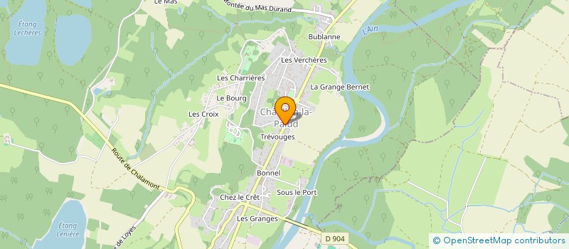 localisation de l'entreprise CTRE COM ACTION SOCIALE à CHATILLON-LA-PALUD