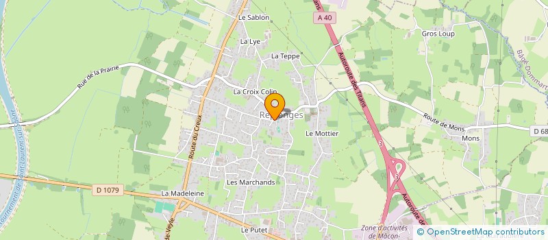 localisation de l'entreprise CTRE COM ACTION SOCIALE à REPLONGES