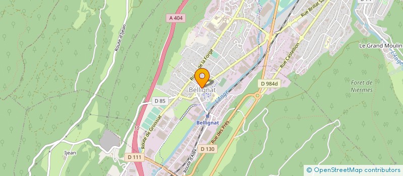 localisation de l'entreprise CTRE COM ACTION SOCIALE à BELLIGNAT