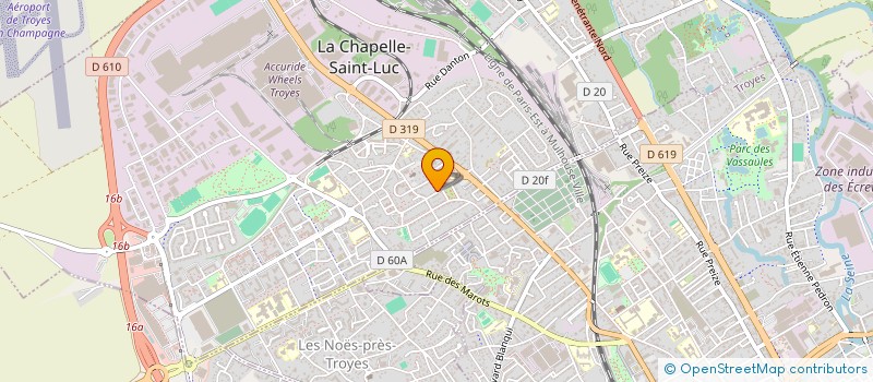 localisation de l'entreprise CTRE COM ACTION SOCIALE à LA CHAPELLE-SAINT-LUC