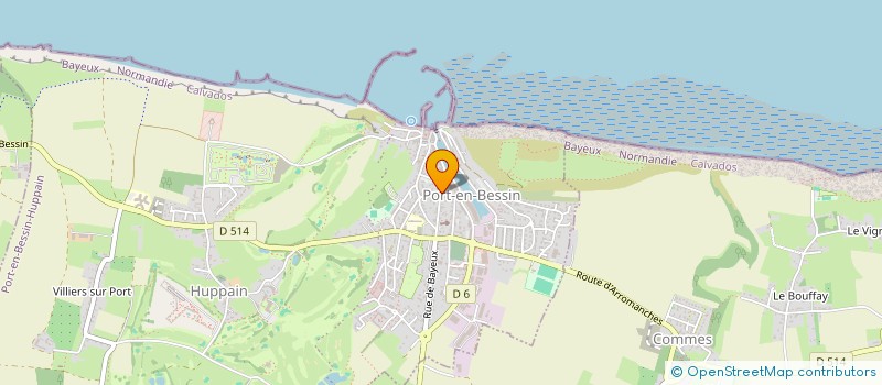 localisation de l'entreprise CTRE COM ACTION SOCIALE à PORT-EN-BESSIN-HUPPAIN