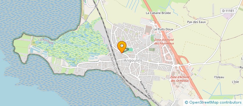 localisation de l'entreprise CTRE COM ACTION SOCIALE  ANGOULINS