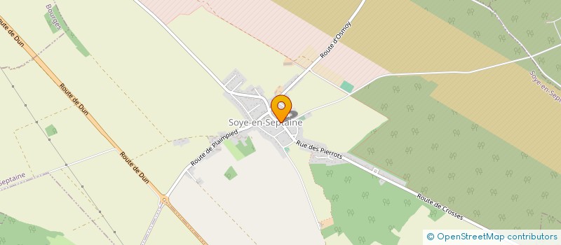 localisation de l'entreprise CTRE COM ACTION SOCIALE à SOYE-EN-SEPTAINE