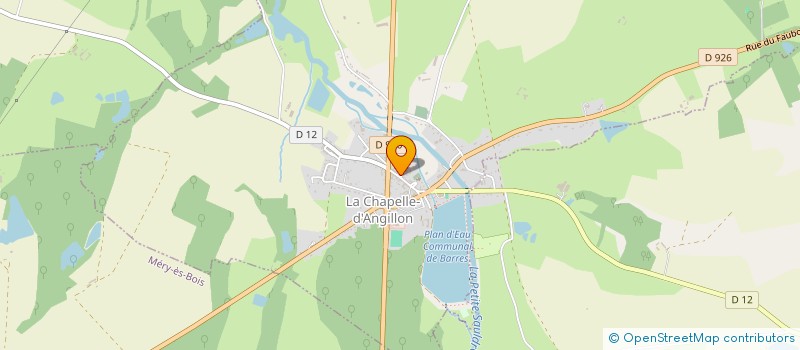 localisation de l'entreprise CTRE COM ACTION SOCIALE à LA CHAPELLE-D'ANGILLON