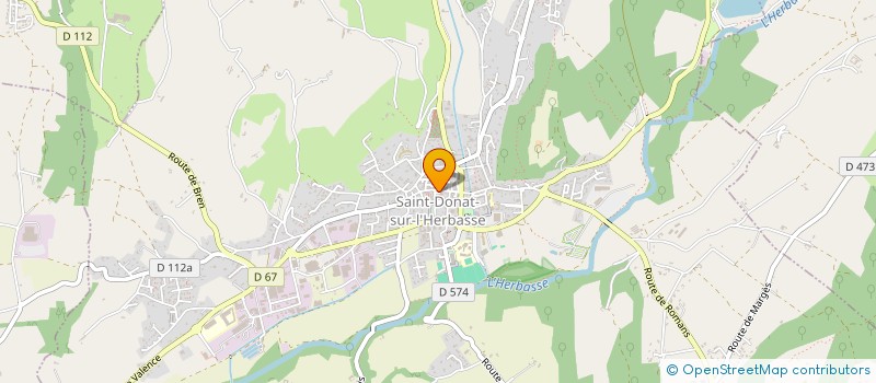 localisation de l'entreprise CTRE COM ACTION SOCIALE à SAINT-DONAT-SUR-L'HERBASSE