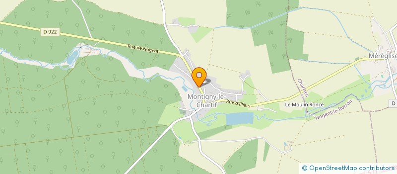 localisation de l'entreprise CTRE COM ACTION SOCIALE à MONTIGNY-LE-CHARTIF