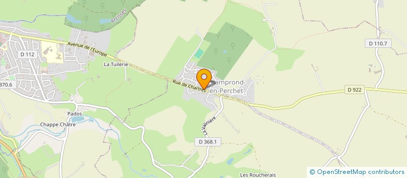 localisation de l'entreprise CTRE COM ACTION SOCIALE à CHAMPROND-EN-PERCHET