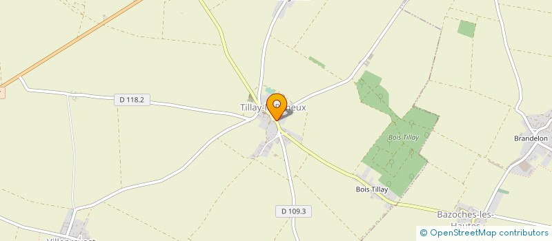 localisation de l'entreprise CTRE COM ACTION SOCIALE à TILLAY-LE-PENEUX