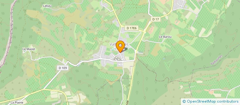 localisation de l'entreprise CTRE COM ACTION SOCIALE  SAINT-MATHIEU-DE-TREVIERS