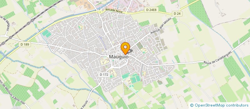 localisation de l'entreprise CTRE COM ACTION SOCIALE  CANDILLARGUES