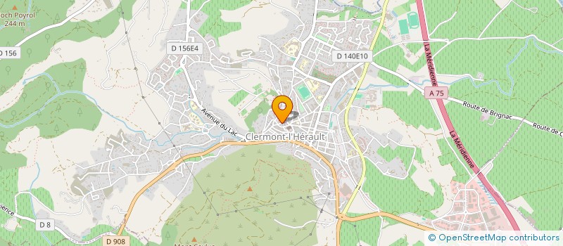 localisation de l'entreprise CTRE COM ACTION SOCIALE à PERET