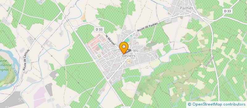 localisation de l'entreprise CTRE COM ACTION SOCIALE à PAILHES