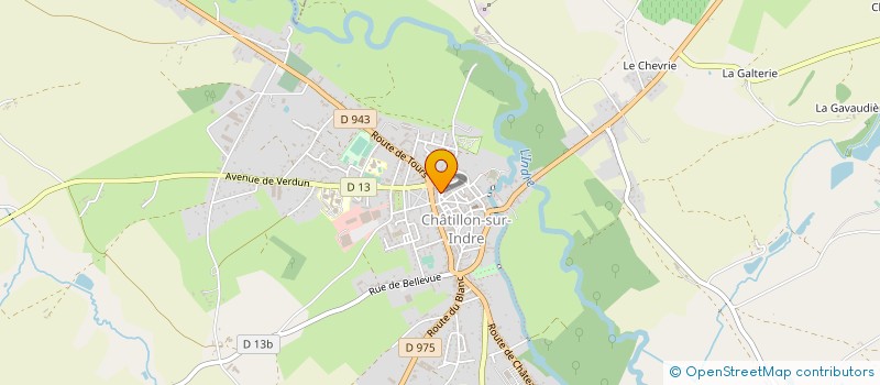 localisation de l'entreprise CTRE COM ACTION SOCIALE à CHATILLON-SUR-INDRE
