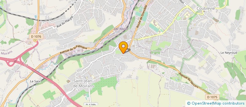 localisation de l'entreprise CTRE COM ACTION SOCIALE  SAINT-JEAN-DE-MOIRANS