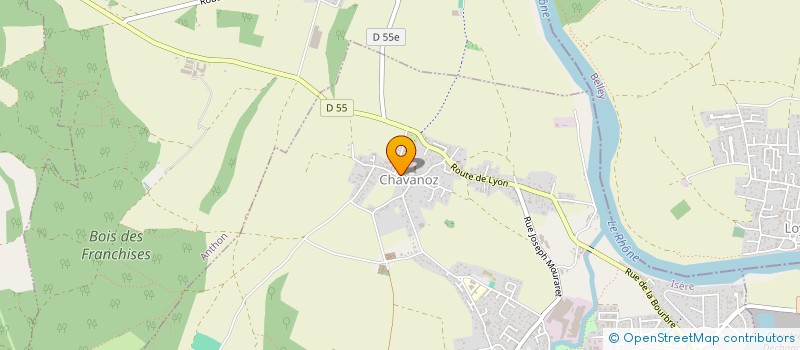 localisation de l'entreprise CTRE COM ACTION SOCIALE à CHAVANOZ