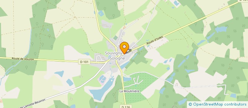 localisation de l'entreprise CTRE COM ACTION SOCIALE à SOUVIGNY-EN-SOLOGNE