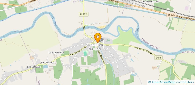 localisation de l'entreprise CTRE COM ACTION SOCIALE à SAINT-JULIEN-SUR-CHER