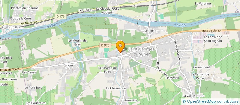 localisation de l'entreprise CTRE COM ACTION SOCIALE à SAINT-GEORGES-SUR-CHER