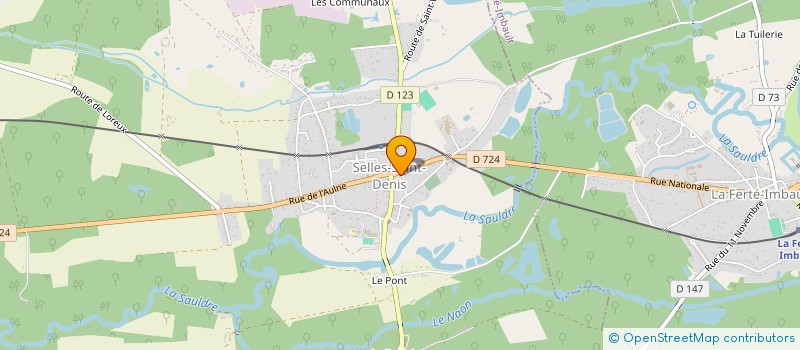 localisation de l'entreprise CTRE COM ACTION SOCIALE à SELLES-SAINT-DENIS