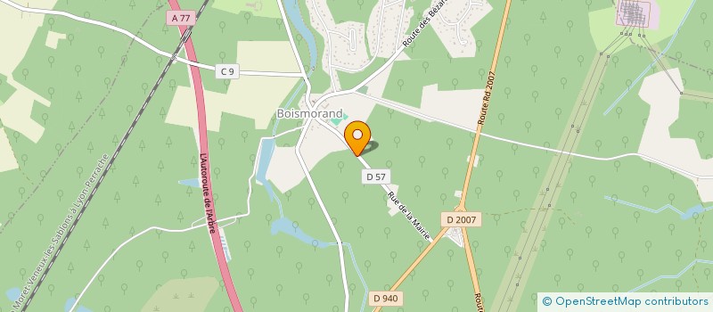 localisation de l'entreprise CTRE COM ACTION SOCIALE à NOGENT-SUR-VERNISSON