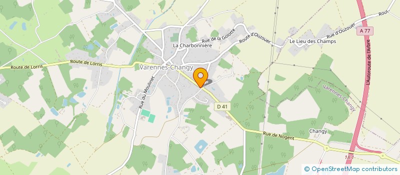 localisation de l'entreprise CTRE COM ACTION SOCIALE à VARENNES-CHANGY