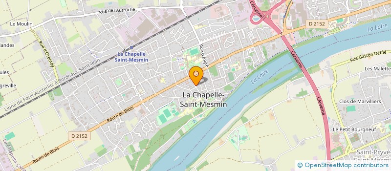 localisation de l'entreprise CTRE COM ACTION SOCIALE à LA CHAPELLE-SAINT-MESMIN